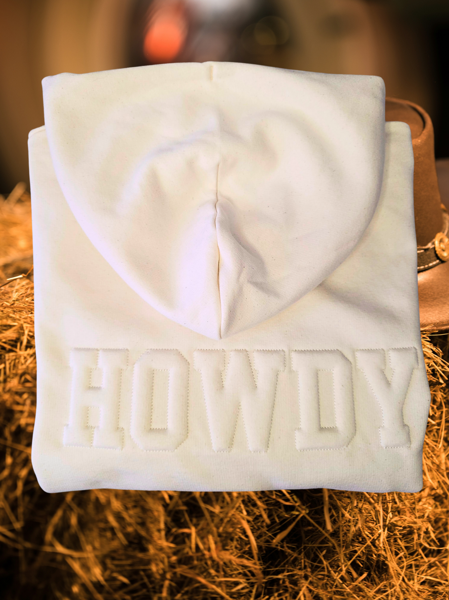 Cowgirl - unisex embossed hoodie
