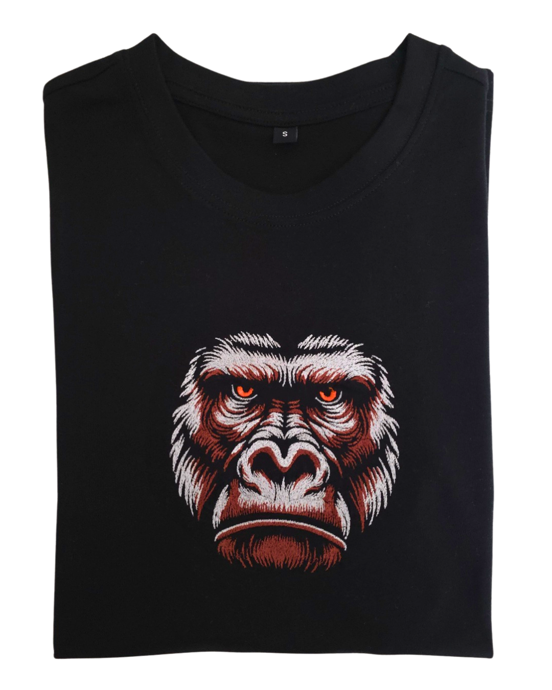 Powerful Gorilla Embroidered t-shirt