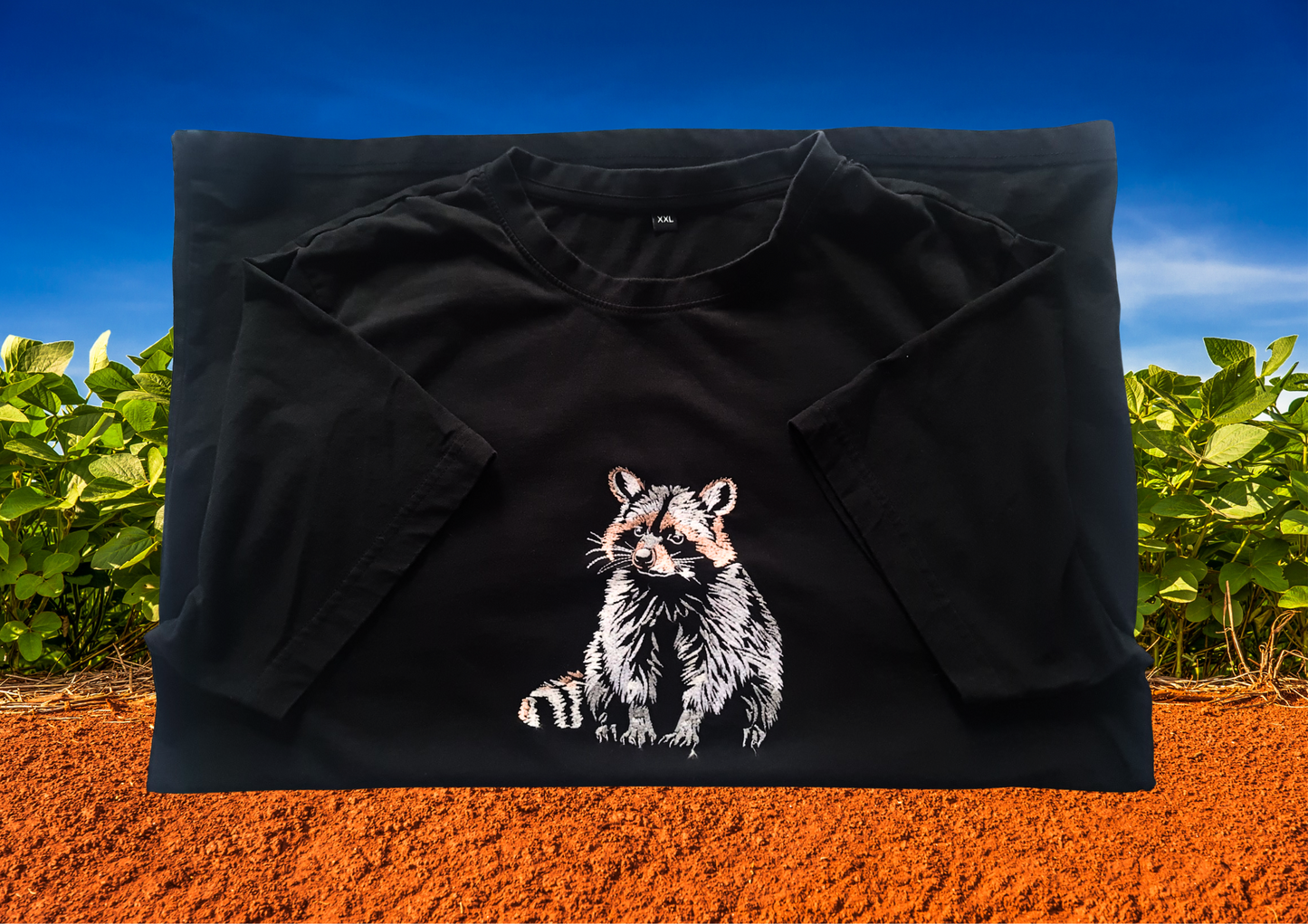 Raccoon - short sleeve men's t-shirt