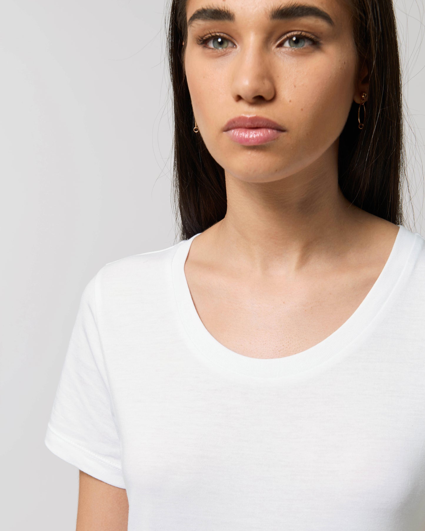 Multi Eyes - women's embroidered short sleeve t-shirt
