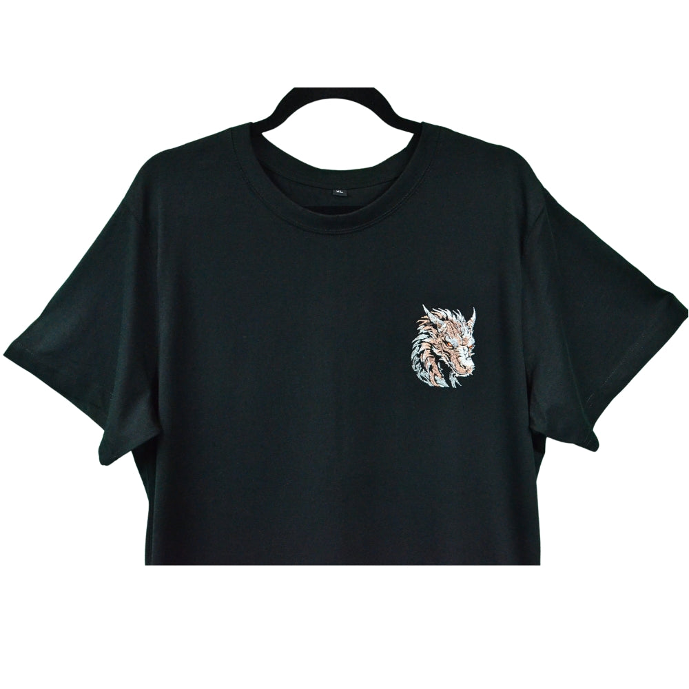 Dragon - men's embroidered short sleeve t-shirt