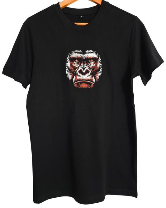 Powerful Gorilla Embroidered t-shirt