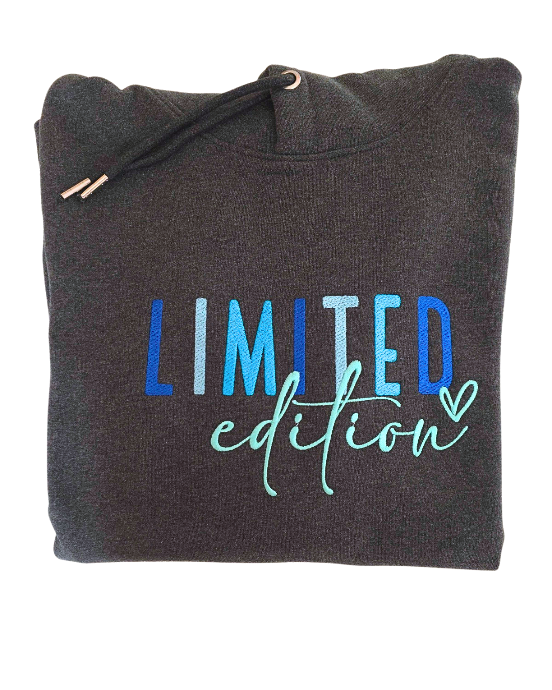 Limited Edition Embroidered Heather Grey Hoodie