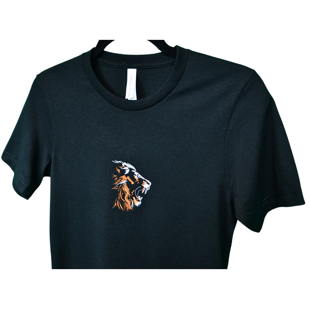 Lion - embroidered Unisex EcoMax Short Sleeve t-shirt