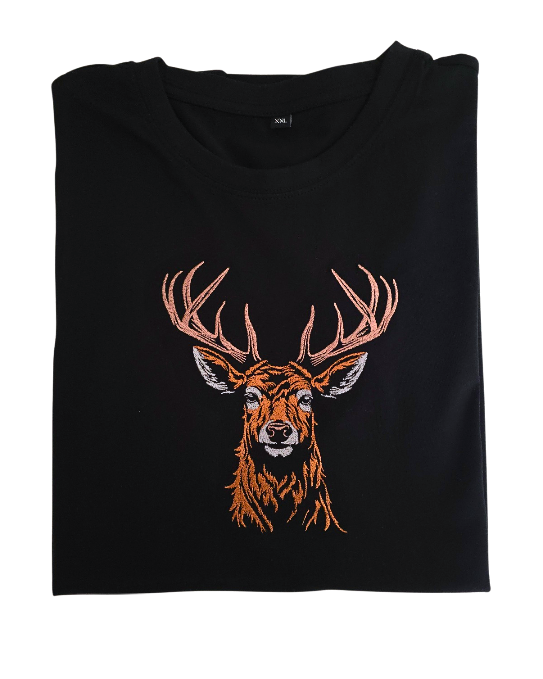 Majestic Stag Embroidered t-shirt